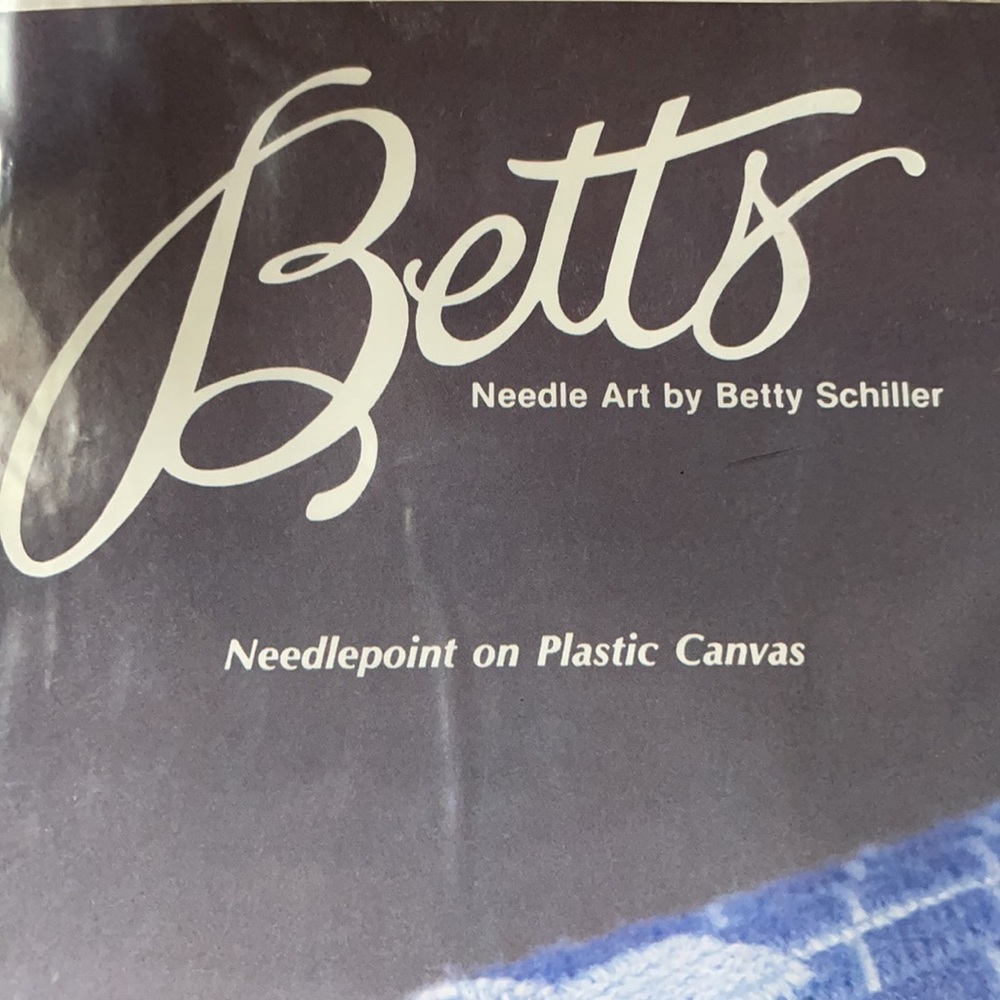 Vintage Betts needlepoint on plastic duck kit NWT - Picture 4 of 5